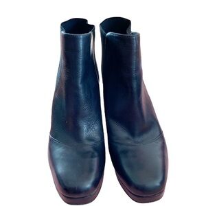 Via spiga stiletto ankle boot heel black Leather 7